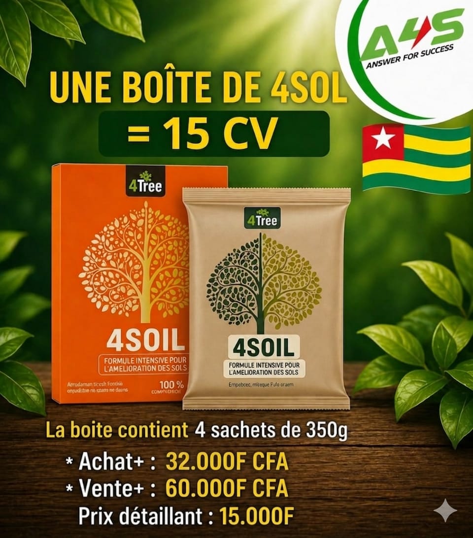 4Soil+ — La formule intensive qui régénère vos sols